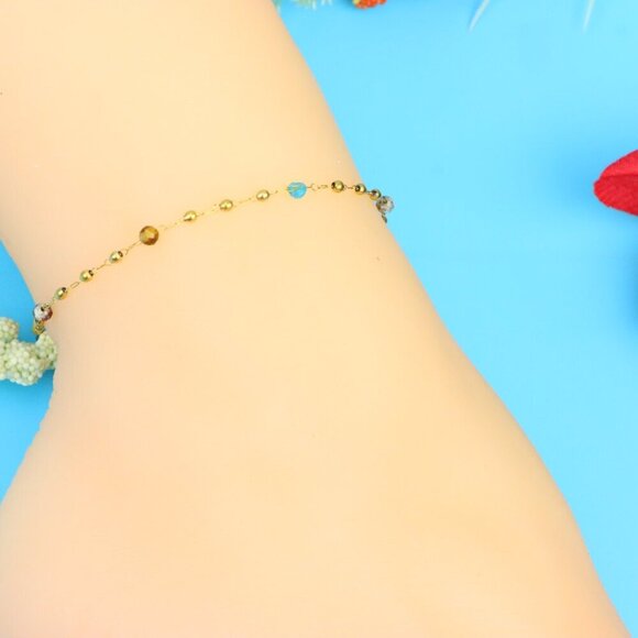 Elegant Handmade Anklet – Perfect for Women & Girls | Ideal Gift Option, DYC1367 - Picture 5 of 7